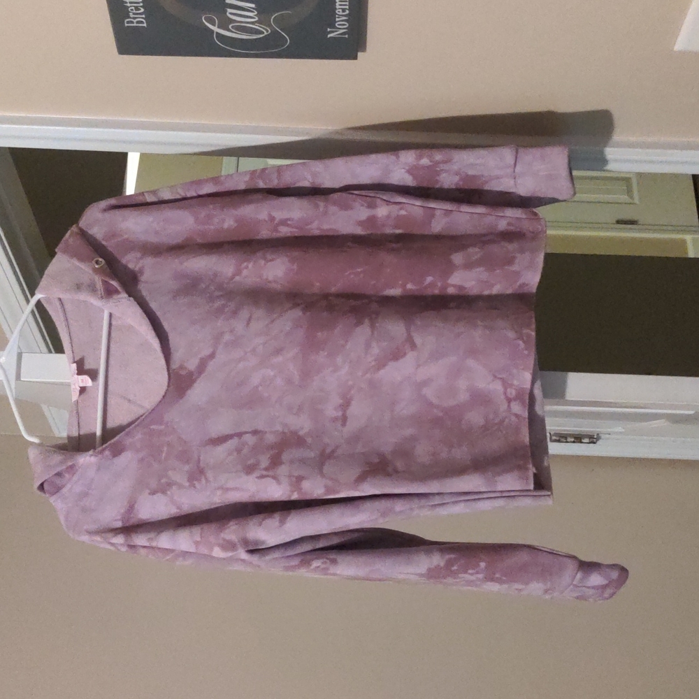 NWOT Pink Lily Medium Hooded Pullover
